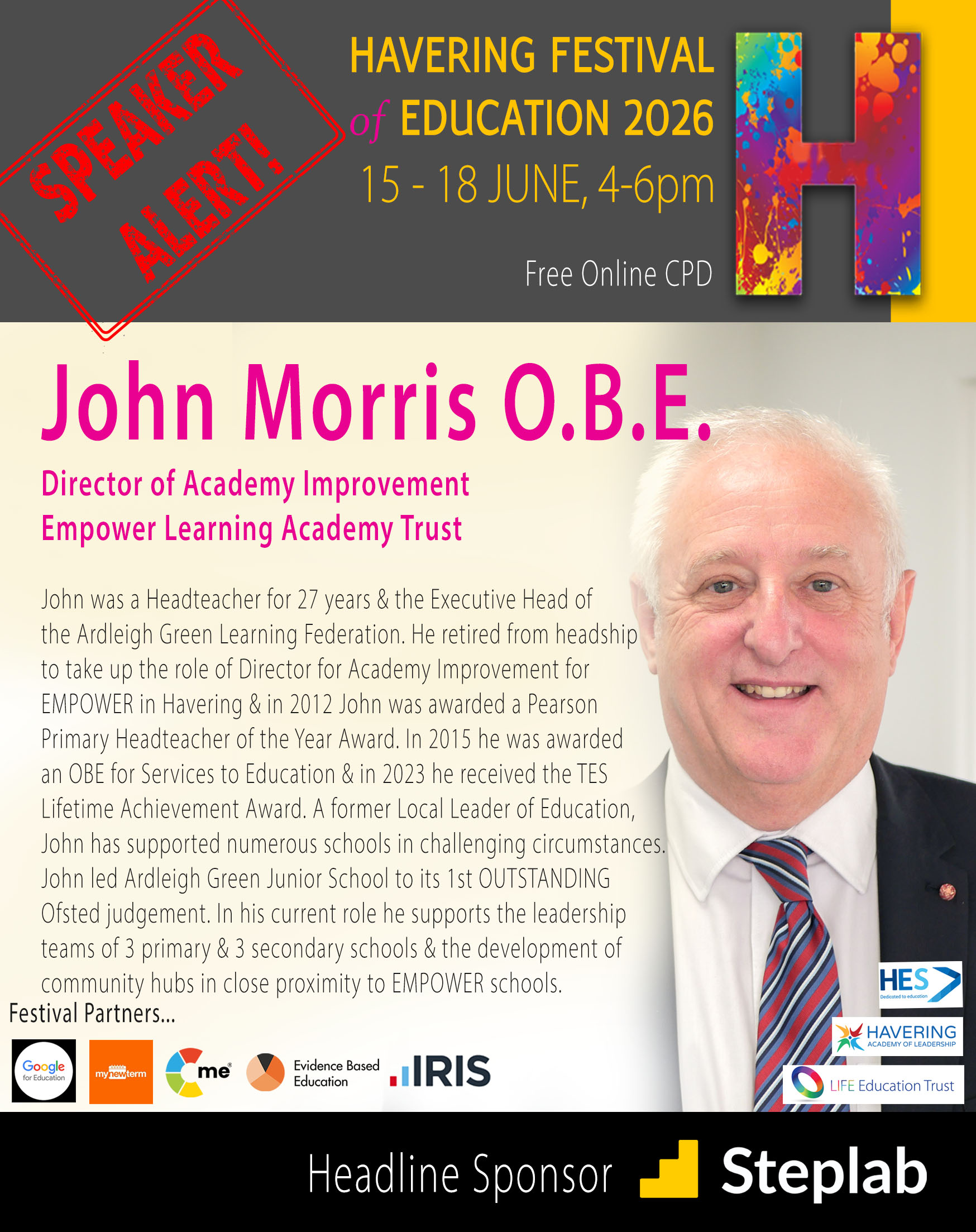Havering-Festival-2026_Speaker-Socials_John_Morris