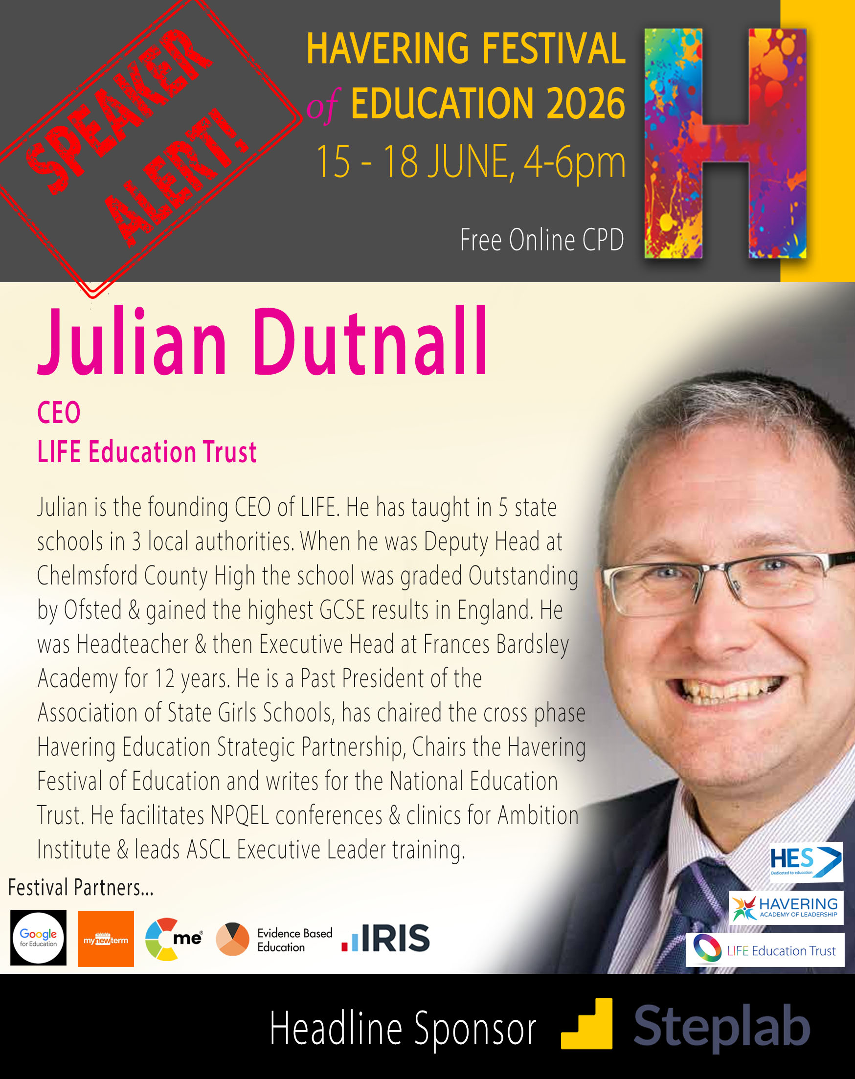 Havering-Festival-2026_Speaker-Socials_Julian