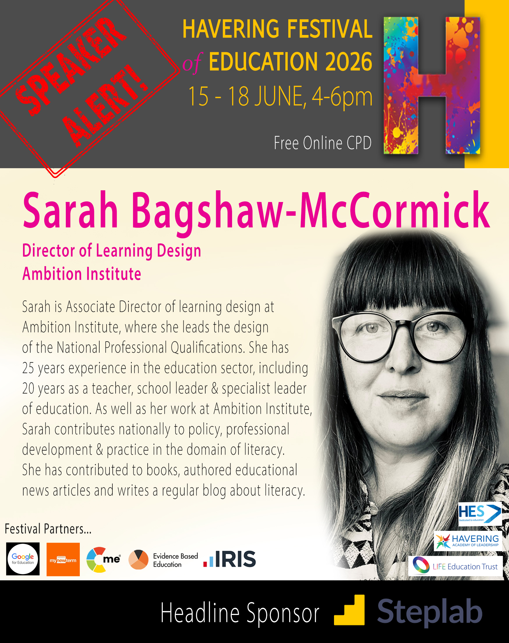 Havering-Festival-2026_Speaker-Socials_Sarah-Bagshaw