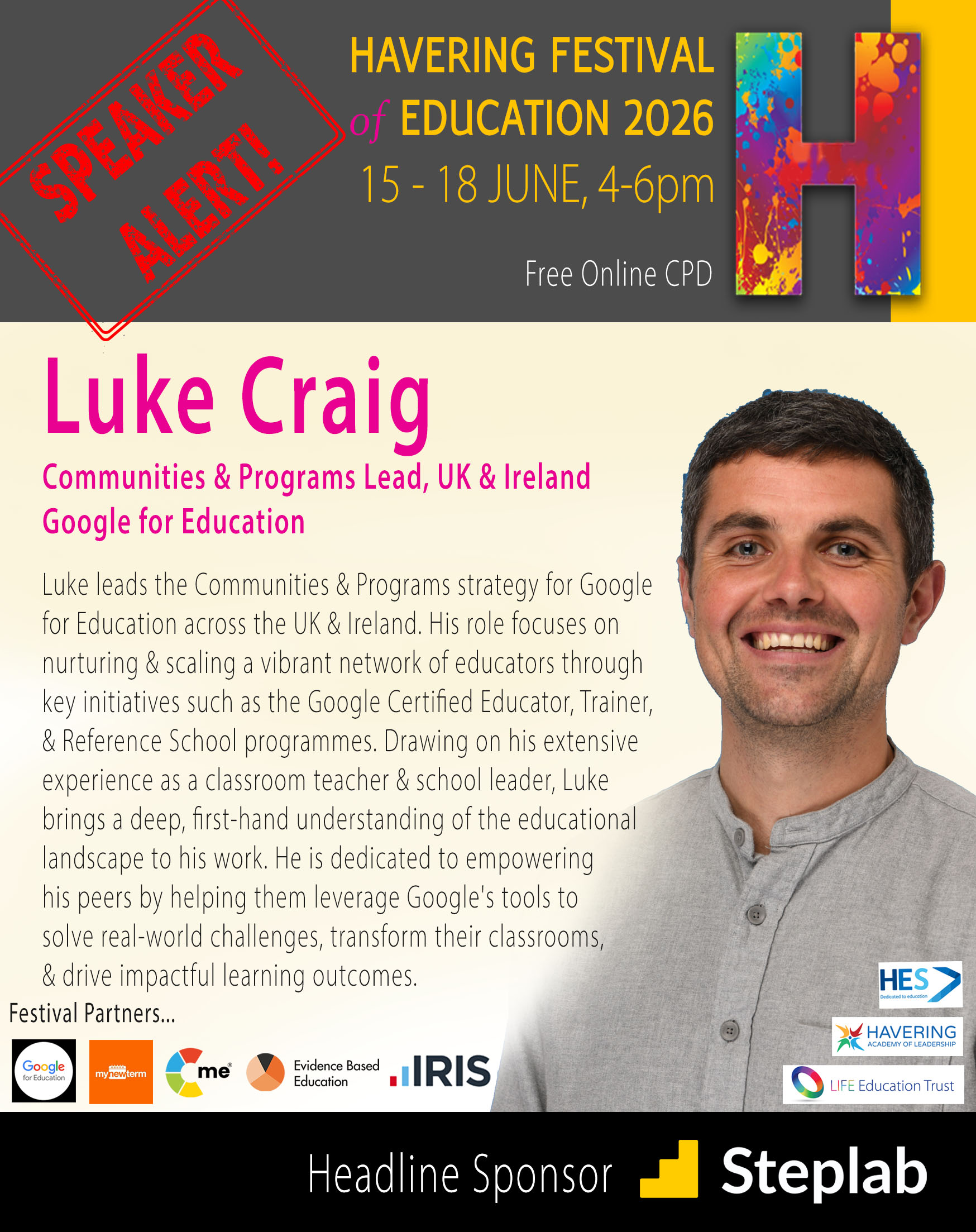Havering-Festival-2026_Speaker-Socials_Luke_Craig